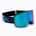 Skibrille Kinder Alpina Fernie Q-Lite black/blue matt