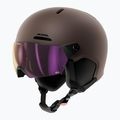 Skihelm Alpina Arber 2 Visor Q-Lite ox brown matt