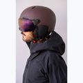 Skihelm Alpina Arber 2 Visor Q-Lite ox brown matt 6