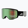 Skibrille Alpina Venet Q-Lite black/green matt