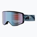 Skibrille Alpina Venet M Q-Lite  black/blue matt