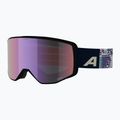 Skibrille Alpina Venet M Q-Lite  white/lilac matt