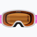 Kinder-Skibrille Alpina Piney 2.0 white/pink matt 2
