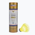 Badminton-Schläger VICTOR Nylon Shuttle 2000 schnell 6 Stk. gelb