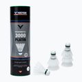 VICTOR Nylon Shuttle 3000 Badminton Federbälle 6 Stück weiß 101519