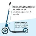 Hudora Bigwheel 215 Motorroller blau 14126 9