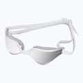 Schwimmbrille aquaFeel Ultra Cut Mirror weiß/silber