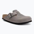 Schlappen BIRKENSTOCK Boston Soft Footbed Oiled Leather Narrow iron