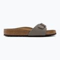 Damenpantoletten BIRKENSTOCK Madrid Birkibuc Regular stone 2