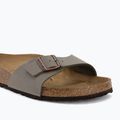 Damenpantoletten BIRKENSTOCK Madrid Birkibuc Regular stone 7
