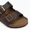 BIRKENSTOCK Arizona NL Regular dunkelbraune Flip-Flops 7