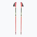 Skistöcke Kinder LEKI Racing bright red/ black/ neon yellow