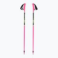 Skistöcke Kinder LEKI Racing neon pink/ black/ neon yellow