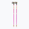 Skistöcke LEKI Spitfire 3D neon magenta/neon yellow/berry