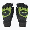 Skihandschuhe Herren LEKI WCR Coach 3D black/ ice lemon 3