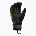 Skihandschuhe Herren LEKI WCR Coach 3D black/ ice lemon 8