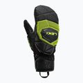 Herren-Skihandschuhe LEKI WCR Coach 3D Mitt black/ice lemon 2