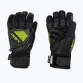 Herren Skihandschuhe LEKI WCR C-Tech 3D schwarz ice/lemon