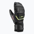 Skihandschuhe Kinder LEKI WCR Team 3D Junior Mitt black/ ice lemon 8