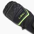 Skihandschuhe Kinder LEKI WCR Team 3D Junior Mitt black/ ice lemon 5