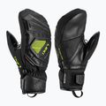 Kinder-Skihandschuhe LEKI WCR C-Tech 3D Junior Mitt black/ice lemon