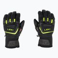 LEKI WCR Team 3D Junior Skihandschuhe schwarz ice/lemon 3