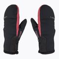Skihandschuhe Damen LEKI Vallarta 3D Mitt black/ rose 3