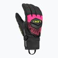 Skihandschuhe LEKI WCR Core TR black/neon pink/neon yellow 2