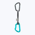 Schnellverschlusskarabiner EDELRID Pure Set II 18 cm slate-icemint