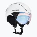 Skihelm CASCO SP-2 Photomatic Visier strukturiert weiß glänzend