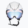 Skihelm CASCO SP-2 Photomatic Visier strukturiert weiß glänzend 2