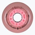 Inlinerrollen Powerslide Neons LED 72 mm/85 A 4 pcs. rose