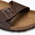 BIRKENSTOCK Madrid BF Narrow dunkelbraune Flip-Flops 7