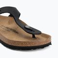 Badelatschen BIRKENSTOCK Gizeh Oiled Leather black 7