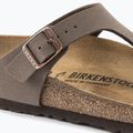 Schlappen BIRKENSTOCK Gizeh Birkibuc Narrow mocca 6