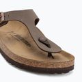 Schlappen BIRKENSTOCK Gizeh Birkibuc Narrow mocca 7