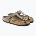 Schlappen BIRKENSTOCK Gizeh Birkibuc Narrow stone 3