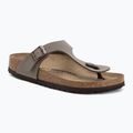 Schlappen BIRKENSTOCK Gizeh Birkibuc Narrow stone