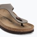 Schlappen BIRKENSTOCK Gizeh Birkibuc Narrow stone 7