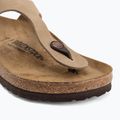Badelatschen BIRKENSTOCK Gizeh Oiled Leather tabacco brown 7