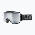 Skibrille UVEX Downhill 2 S LM black mat/mirror silver/clear 55//438/226 6