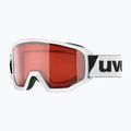 Skibrille UVEX Athletic LGL white/lasergold lite rose 55//522/213 7