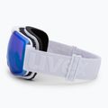 Skibrille UVEX Downhill 2 FM white/blue 55//115/124 4
