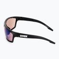UVEX Sportstyle 706 CV Schwarz/Lichtspiegel Bernstein Sonnenbrille 53/2/018/2296 4
