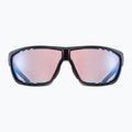 UVEX Sportstyle 706 CV Schwarz/Lichtspiegel Bernstein Sonnenbrille 53/2/018/2296 6