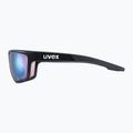 UVEX Sportstyle 706 CV Schwarz/Lichtspiegel Bernstein Sonnenbrille 53/2/018/2296 7
