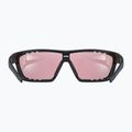 UVEX Sportstyle 706 CV Schwarz/Lichtspiegel Bernstein Sonnenbrille 53/2/018/2296 9