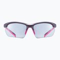 UVEX Sportstyle 802 V Small lila rosa matt/rauch Sonnenbrille 2