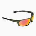 UVEX Sportstyle 225 olivgrün matt/verspiegelt silberne Sonnenbrille 53/2/025/7716
