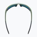 UVEX Sportstyle 225 olivgrün matt/verspiegelt silberne Sonnenbrille 53/2/025/7716 8